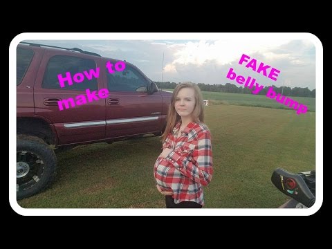 how to fake a pregnancy belly